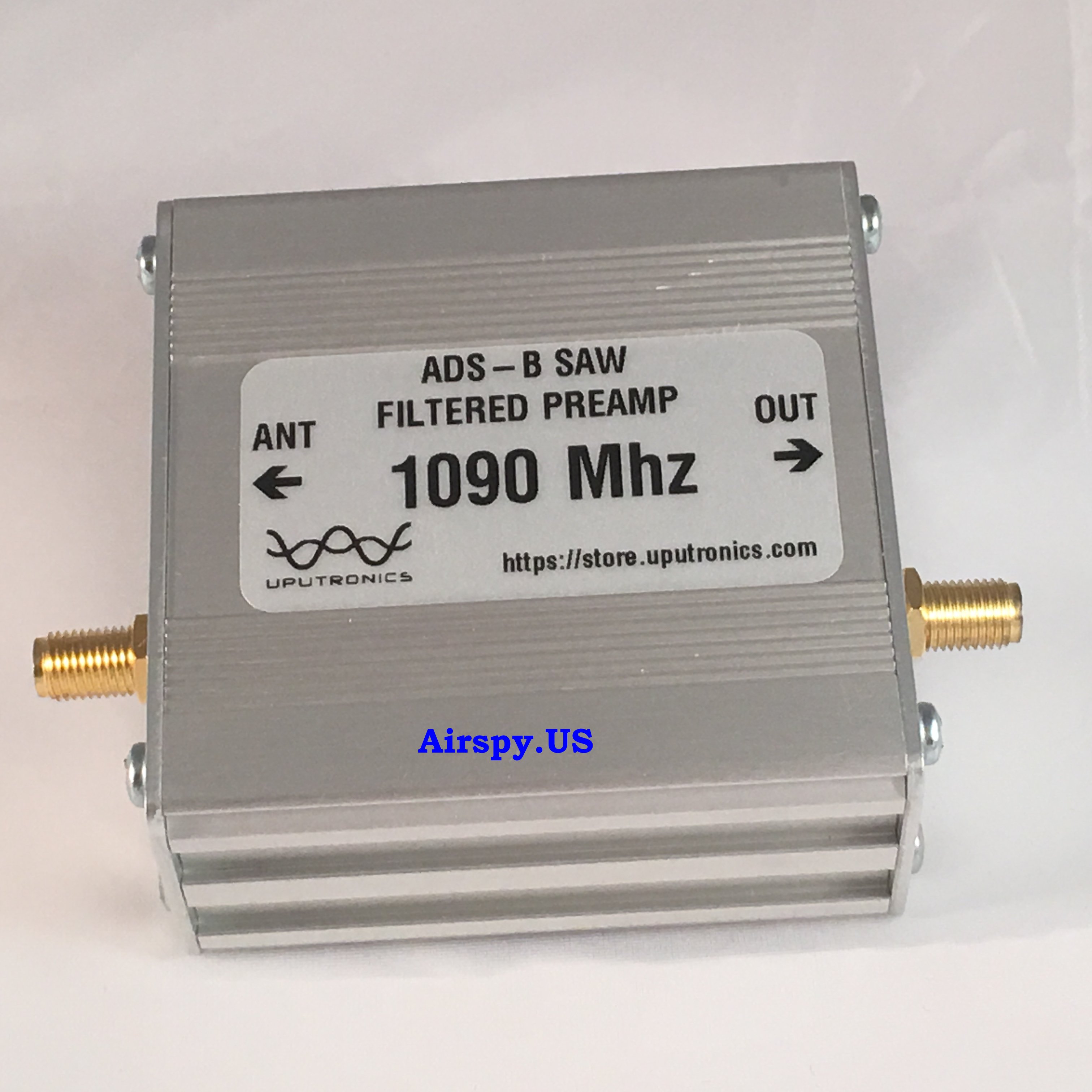 Filtered ADS-B Ultra Low Noise Pre-Amplifier LNA 1090 MHz  *15 dB* Gain 15dB